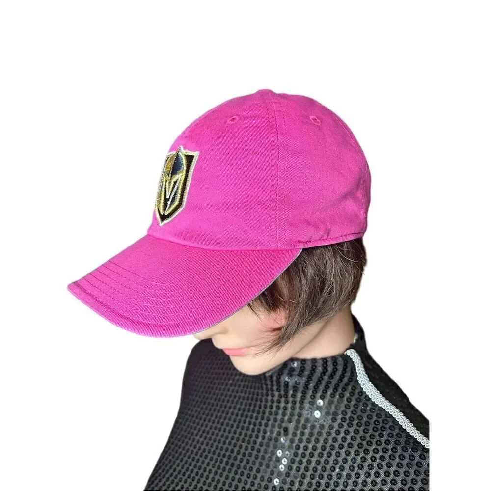 Vegas Golden Knights Youth Pink Adjustable Hat NHL Hockey Cap